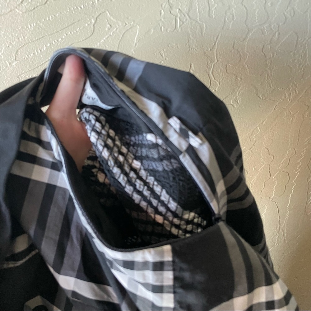 Zara Black and White Plaid Sheath Mini Dress - Picture 6 of 7